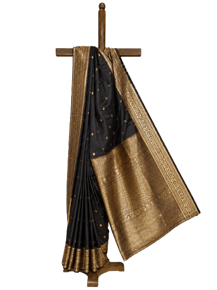 Wine Georgette Designer Saree